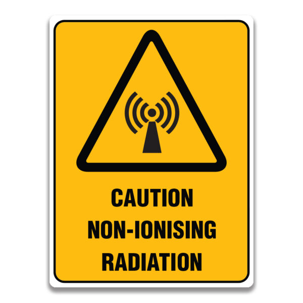 CAUTION NON-IONISING RADIATION SIGN