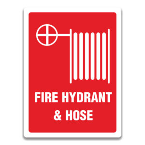 FIRE HYDRANT & HOSE SIGN