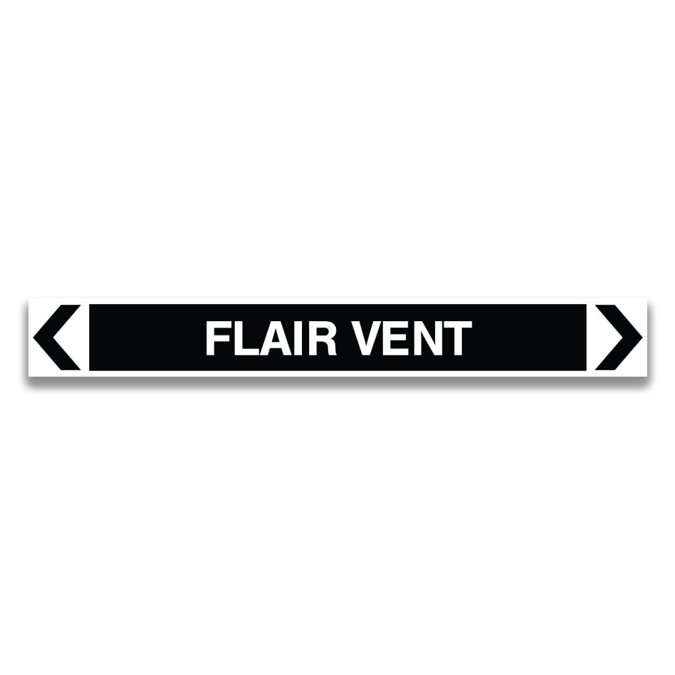 FLAIR VENT Pipe Marker